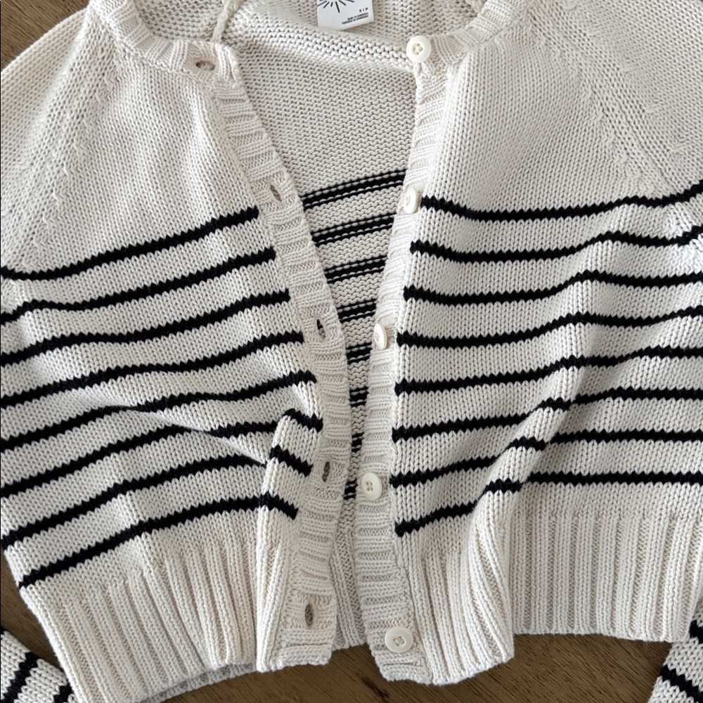 OFFLINE By Aerie Striped Cardigan Sweater size Small - Picture 8 of 10